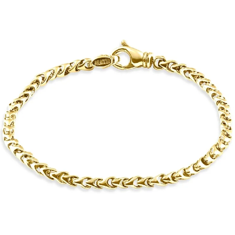 Men's 14k Gold (15gram) or Platinum (24gram) 5mm Link Bracelet 8.5"