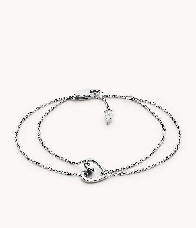 Fossil Women's Silver-Tone Chain Bracelet