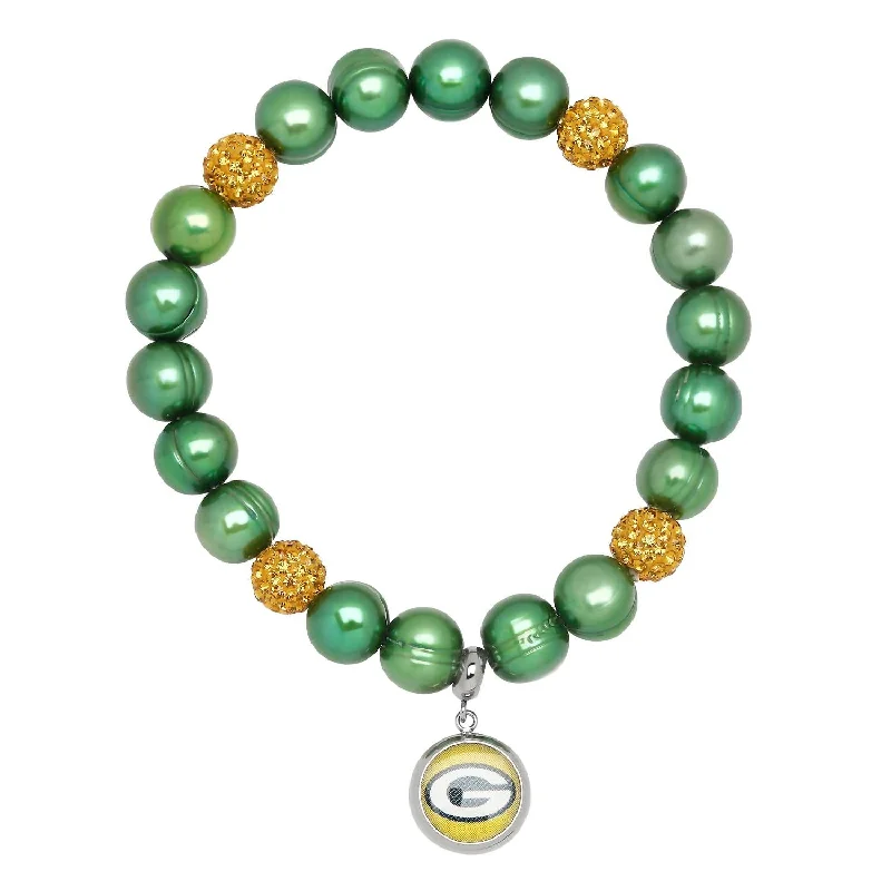 Green Bay Packers Stretch Bracelet In One Color